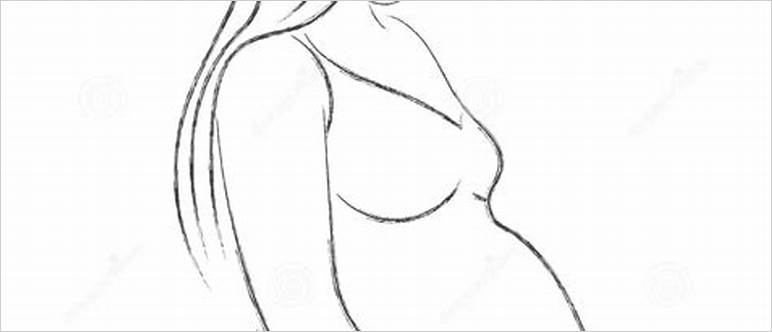 Drawing a pregnant woman
